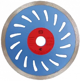 СТД-174 Диск алмазный 180x25.4x10 сплошной ТР с перфорацией PRO серия
