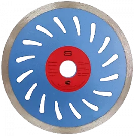 СТД-174 Диск алмазный 200x25.4x10 сплошной ТР с перфорацией PRO серия