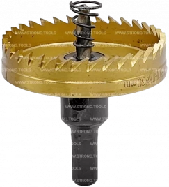 СТK-058  КОРОНКА ПО МЕТАЛЛУ  ЦИЛИНДРИЧЕСКАЯ HSS 60 мм GOLD
