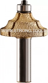СТФ-9905 Фреза алмазная кромочная фигурная с нижним подшипником 12x50.7x69.5