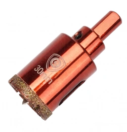 ЕК-088  АЛМАЗНАЯ КОРОНКА С ЦЕНТРИРУЮЩИМ СВЕРЛОМ ПО КЕРАМОГРАНИТУ Ф30mm