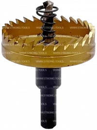 СТK-058  КОРОНКА ПО МЕТАЛЛУ  ЦИЛИНДРИЧЕСКАЯ HSS 50 мм GOLD