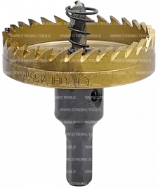 СТK-058  КОРОНКА ПО МЕТАЛЛУ  ЦИЛИНДРИЧЕСКАЯ HSS 55 мм GOLD