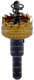 СТK-058  КОРОНКА ПО МЕТАЛЛУ  ЦИЛИНДРИЧЕСКАЯ HSS 25 мм GOLD