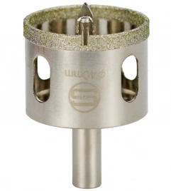 CTK-089  АЛМАЗНАЯ КОРОНКА С ЦЕНТРИРУЮЩИМ СВЕРЛОМ ПО СТЕКЛУ И КАФЕЛЮ Ф40mm