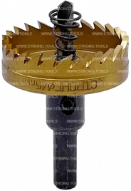 СТK-058  КОРОНКА ПО МЕТАЛЛУ  ЦИЛИНДРИЧЕСКАЯ HSS 45 мм GOLD