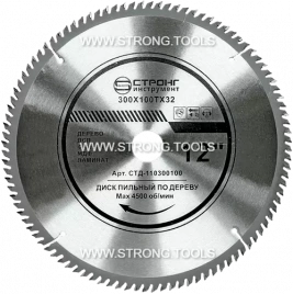 Пильный диск по дереву 300*32/30*T100 Econom Strong СТД-110100300