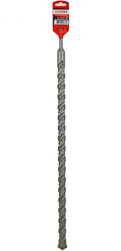 СТС-040 Бур крестовой SDS+ 26х600 квадро фото 1