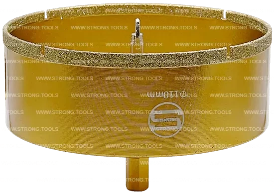 СTК-067 Коронка по стеклу и керамике с центрующим сверлом СТРОНГ 110мм GOLD фото 1