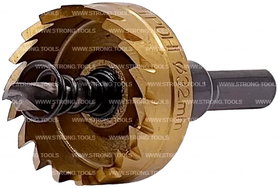 СТK-058  КОРОНКА ПО МЕТАЛЛУ  ЦИЛИНДРИЧЕСКАЯ HSS 32 мм GOLD фото 3