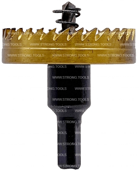 СТK-058  КОРОНКА ПО МЕТАЛЛУ  ЦИЛИНДРИЧЕСКАЯ HSS 55 мм GOLD фото 2