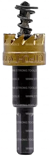 СТK-058  КОРОНКА ПО МЕТАЛЛУ  ЦИЛИНДРИЧЕСКАЯ HSS 19 мм GOLD фото 2