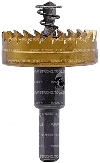 СТK-058  КОРОНКА ПО МЕТАЛЛУ  ЦИЛИНДРИЧЕСКАЯ HSS 42 мм GOLD фото 2