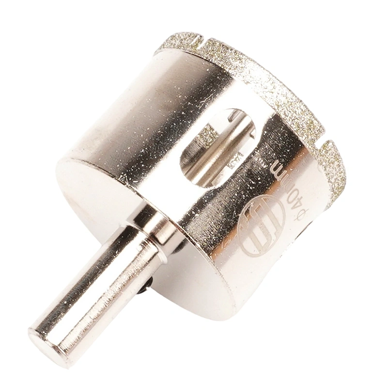 CTK-089  АЛМАЗНАЯ КОРОНКА С ЦЕНТРИРУЮЩИМ СВЕРЛОМ ПО СТЕКЛУ И КАФЕЛЮ Ф40mm фото 3