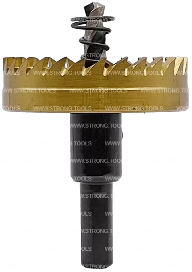 СТK-058  КОРОНКА ПО МЕТАЛЛУ  ЦИЛИНДРИЧЕСКАЯ HSS 50 мм GOLD фото 2