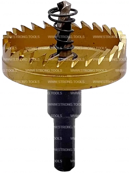 СТK-058  КОРОНКА ПО МЕТАЛЛУ  ЦИЛИНДРИЧЕСКАЯ HSS 50 мм GOLD фото 1