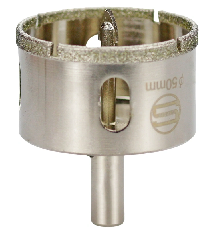 CTK-089  АЛМАЗНАЯ КОРОНКА С ЦЕНТРИРУЮЩИМ СВЕРЛОМ ПО СТЕКЛУ И КАФЕЛЮ Ф50mm фото 1