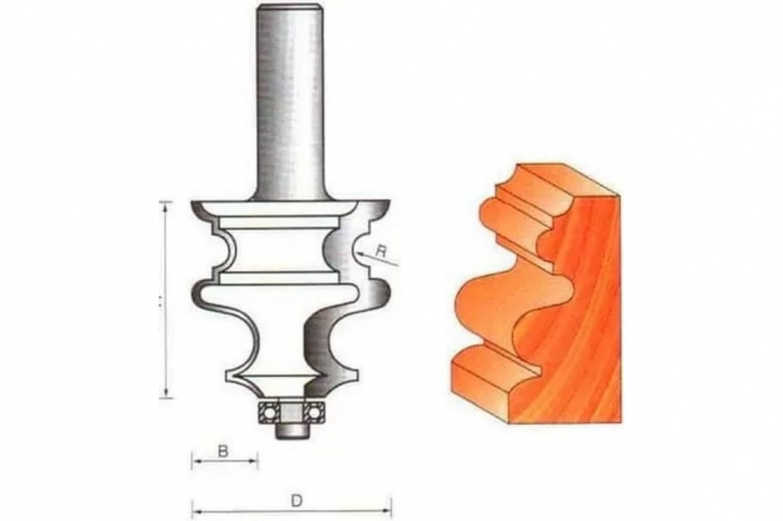 СТФ-2037 фреза 8х25х25 фото 1
