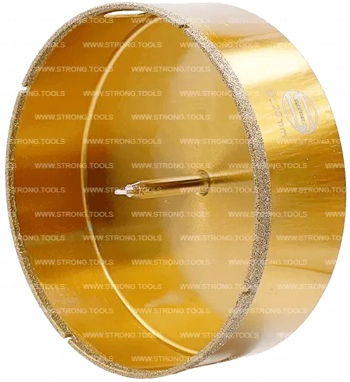 СTК-067 Коронка по стеклу и керамике с центрующим сверлом СТРОНГ 120мм GOLD фото 2