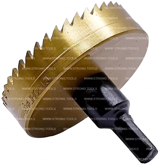 СТK-058  КОРОНКА ПО МЕТАЛЛУ  ЦИЛИНДРИЧЕСКАЯ HSS 68 мм GOLD фото 4