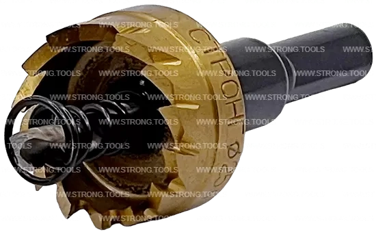 СТK-058  КОРОНКА ПО МЕТАЛЛУ  ЦИЛИНДРИЧЕСКАЯ HSS 25 мм GOLD фото 3