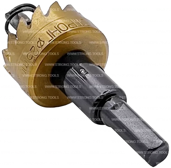 СТK-058  КОРОНКА ПО МЕТАЛЛУ  ЦИЛИНДРИЧЕСКАЯ HSS 25 мм GOLD фото 4