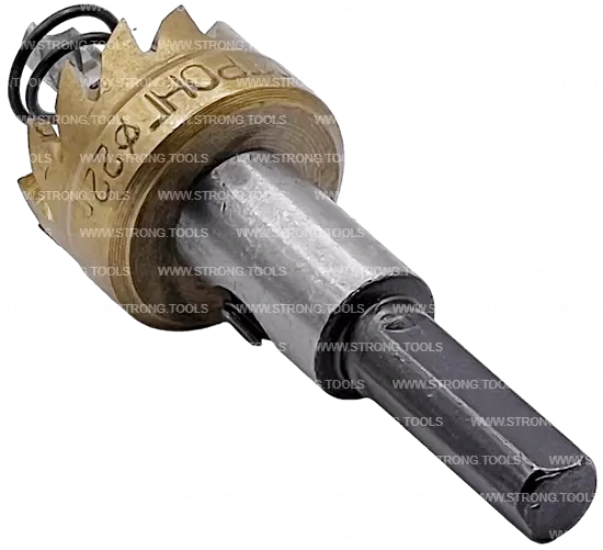 СТK-058  КОРОНКА ПО МЕТАЛЛУ  ЦИЛИНДРИЧЕСКАЯ HSS 22 мм GOLD фото 4