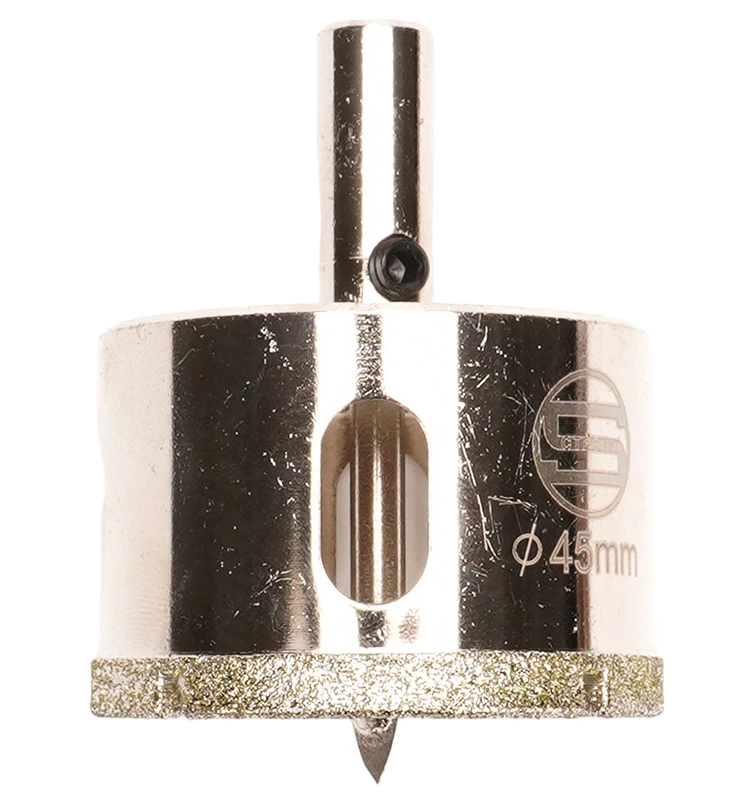 CTK-089  АЛМАЗНАЯ КОРОНКА С ЦЕНТРИРУЮЩИМ СВЕРЛОМ ПО СТЕКЛУ И КАФЕЛЮ Ф45mm фото 4