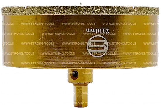 СTК-067 Коронка по стеклу и керамике с центрующим сверлом СТРОНГ 110мм GOLD фото 4
