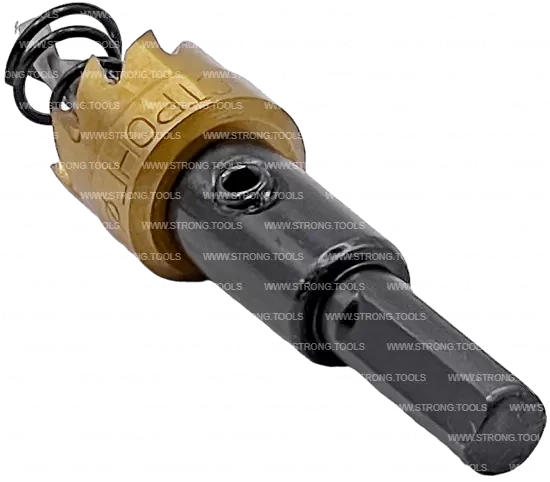 СТK-058  КОРОНКА ПО МЕТАЛЛУ  ЦИЛИНДРИЧЕСКАЯ HSS 16 мм GOLD фото 4