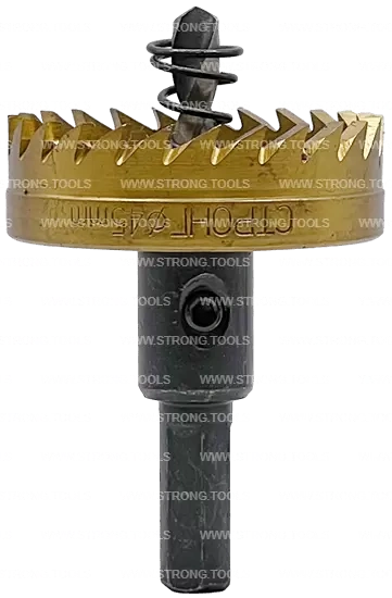 СТK-058  КОРОНКА ПО МЕТАЛЛУ  ЦИЛИНДРИЧЕСКАЯ HSS 45 мм GOLD фото 2