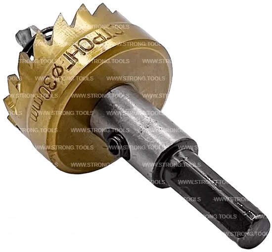 СТK-058  КОРОНКА ПО МЕТАЛЛУ  ЦИЛИНДРИЧЕСКАЯ HSS 30 мм GOLD фото 4